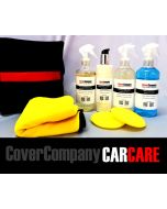 KIT COURO INTERIOR - Limpeza, nutrição e proteção do couro - Cover Company 300-500 ml x 4